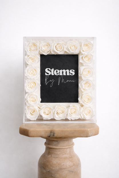 STEMS White Rose Frame